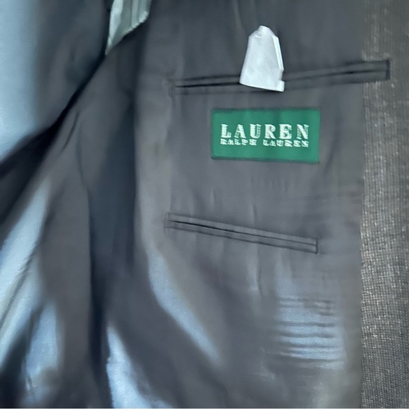 Lauren Ralph Lauren Silk Wool‎ Blend Sports Coat Brown and Blue tweed 46 Regular - Picture 9 of 16